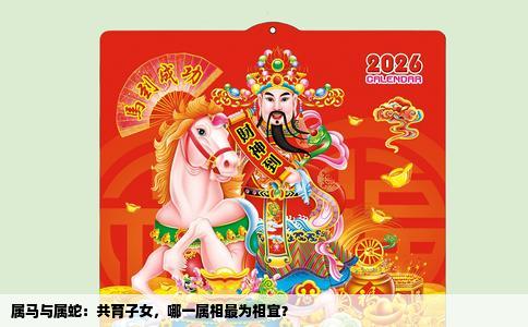 属马与属蛇：共育子女，哪一属相最为相宜？