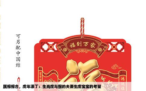 属相相合，虎年添丁：生肖虎与猴的夫妻生虎宝宝的考量