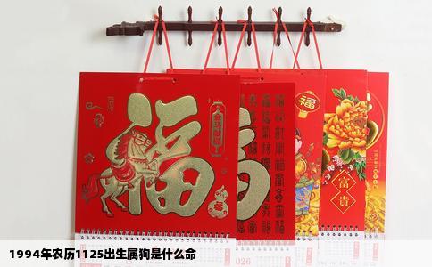 1994年农历1125出生属狗是什么命