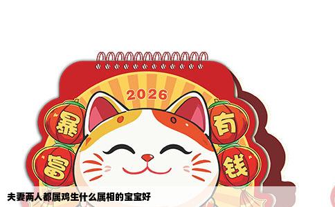 夫妻两人都属鸡生什么属相的宝宝好