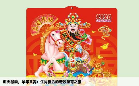 虎夫猴妻，羊年共舞：生肖相合的奇妙孕育之旅