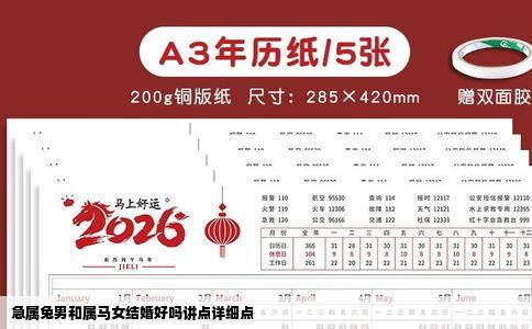 急属兔男和属马女结婚好吗讲点详细点