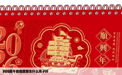 妈妈属牛爸爸属猴生什么孩子好