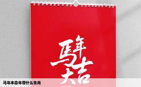 马年本命年带什么生肖