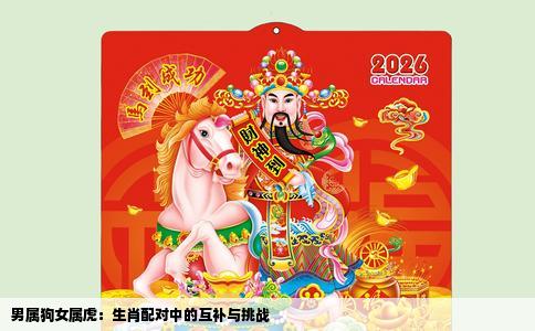 男属狗女属虎：生肖配对中的互补与挑战