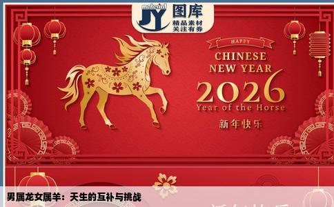 男属龙女属羊：天生的互补与挑战