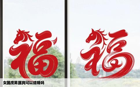 女属虎男属狗可以结婚吗
