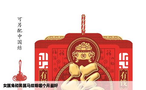 女属兔和男属马结婚哪个月最好