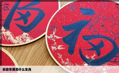 秋收冬藏是什么生肖