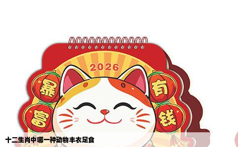 十二生肖中哪一种动物丰衣足食