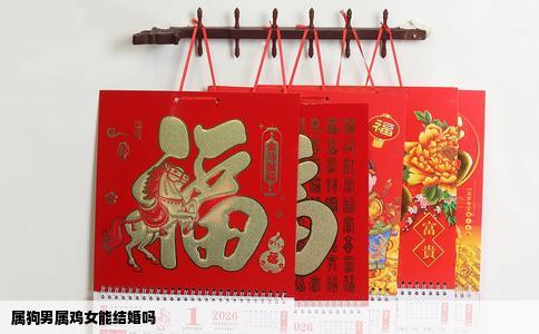 属狗男属鸡女能结婚吗