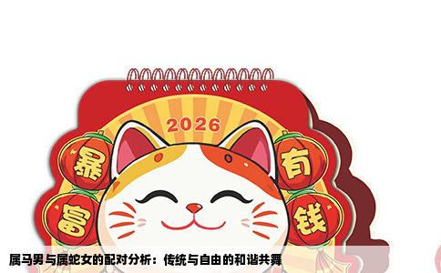 属马男与属蛇女的配对分析：传统与自由的和谐共舞