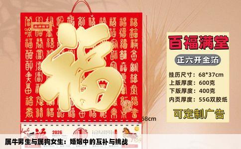 属牛男生与属狗女生：婚姻中的互补与挑战
