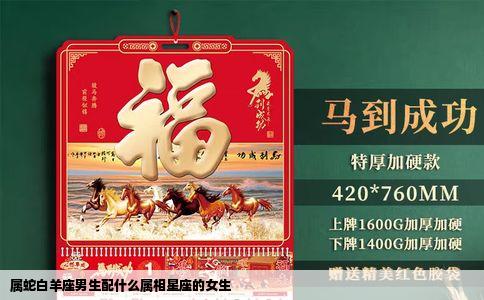 属蛇白羊座男生配什么属相星座的女生