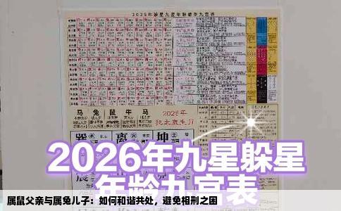 属鼠父亲与属兔儿子：如何和谐共处，避免相刑之困