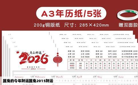 属兔的今年财运属兔2015财运