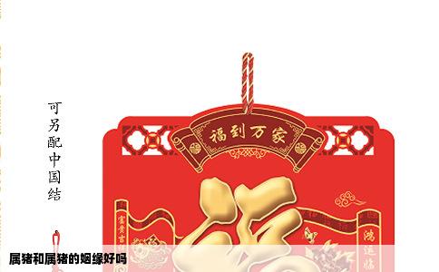 属猪和属猪的姻缘好吗